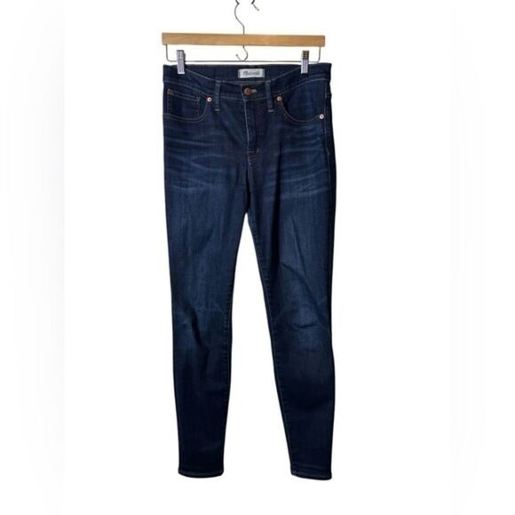 MADEWELL denim blue jeans 9” high rise skinny jeans 28 - Picture 1 of 6
